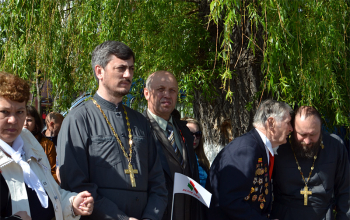 Священники Борисовского благочиния приняли участие в праздновании Дня Победы