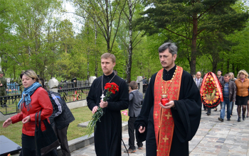 Священники Борисовского благочиния приняли участие в праздновании Дня Победы