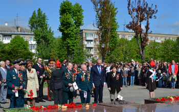 Священники Борисовского благочиния приняли участие в праздновании Дня Победы