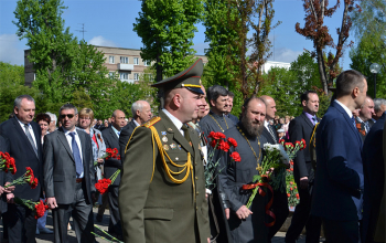 Священники Борисовского благочиния приняли участие в праздновании Дня Победы