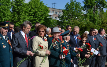 Священники Борисовского благочиния приняли участие в праздновании Дня Победы