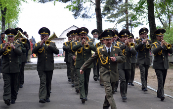 Священники Борисовского благочиния приняли участие в праздновании Дня Победы