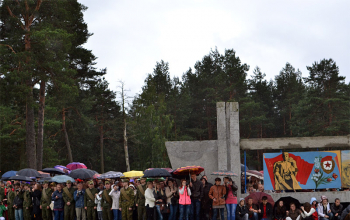 Священник Сергий Башкиров на принятии присяги в 72 ОУЦ