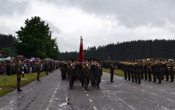 Священник Сергий Башкиров на принятии присяги в 72 ОУЦ