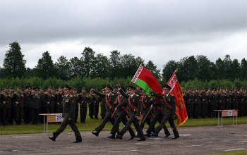 Священник Сергий Башкиров на принятии присяги в 72 ОУЦ