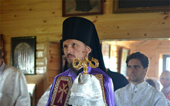 Епископ Борисовский Вениамин освятил храм-часовню в д.Зачистье