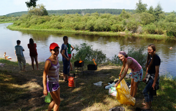 В конце июля в Борисове прошел слет православной молодёжи