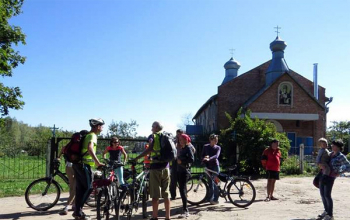 Велопробег «На роварах — па бiблiятэках» встретили в храме Св.Николая Чудотворца д.Большая Ухолода