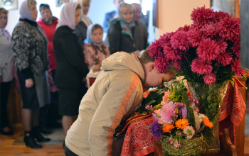 Престольный праздник в храме Воздвижения Креста Господня