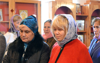 Престольный праздник в храме Воздвижения Креста Господня