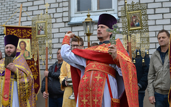 Престольный праздник в храме Воздвижения Креста Господня