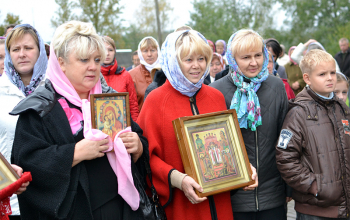 Престольный праздник в храме Воздвижения Креста Господня