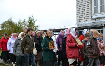 Престольный праздник в храме Воздвижения Креста Господня