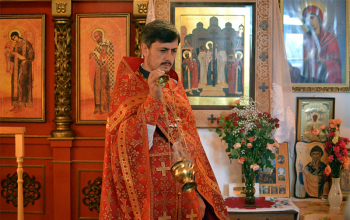 Престольный праздник в храме Воздвижения Креста Господня