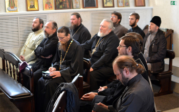 В храме Рождества Христова прошла встреча духовенства Борисовского благочиния