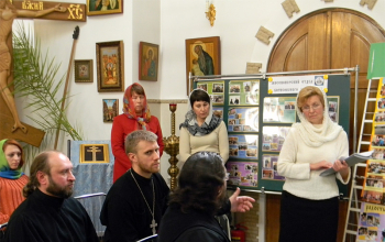 В храме Св. Дмитрия Донского прошла встреча с руководителем миссионерского отдела Минской епархии