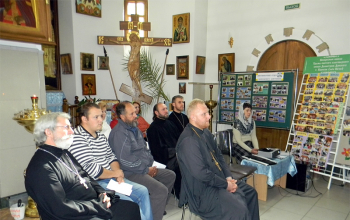 В храме Св. Дмитрия Донского прошла встреча с руководителем миссионерского отдела Минской епархии