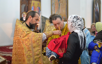 Епископ Вениамин освятил колокол, отлитый к 140-летию Свято-Воскресенского собора