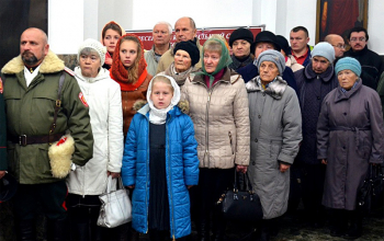 В минувшее воскресенье Владыка Павел возглавил Божественную Литургию в Свято-Воскресенском соборе