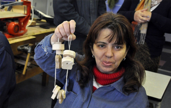 Клуб «Солнышко» побывал в социальных мастерских прихода Иконы Божией Матери «Всех скорбящих Радость» в Минске