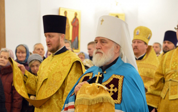 Митрополит Павел освятил храм в честь святого Архистратига Михаила в д.Зембин