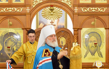 Митрополит Павел освятил храм в честь святого Архистратига Михаила в д.Зембин