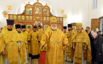 Митрополит Павел освятил храм в честь святого Архистратига Михаила в д.Зембин