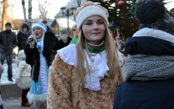 Рождество 2015: Детский праздник в храме Рождества Христова