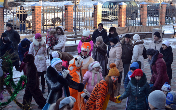 Рождество 2015: Детский праздник в храме Рождества Христова