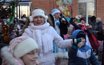 Рождество 2015: Детский праздник в храме Рождества Христова