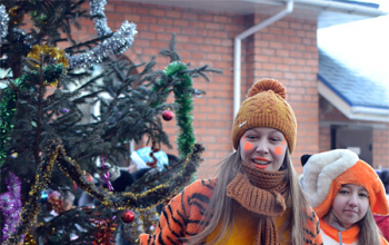Рождество 2015: Детский праздник в храме Рождества Христова