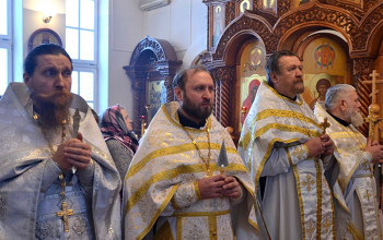 Рождество 2015: Престольный праздник отметили в приходе Рождества Христова в Борисове