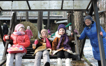 На Масленице в усадьбе «Бивак»