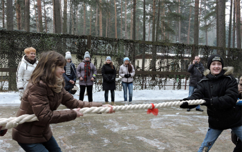 На Масленице в усадьбе «Бивак»