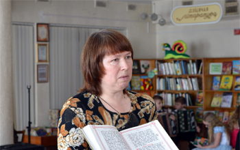 День православной книги 2015: Устный журнал «Благовест» в Лошнице
