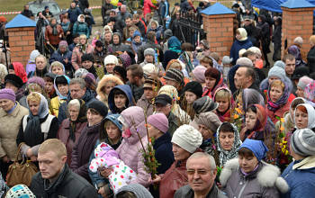 Вербное воскресенье в храмах Борисовского благочиния