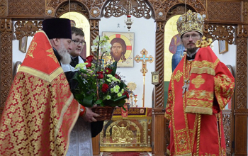В среду Светлой седмицы духовенство Борисовской епархии совершило Литургию в Воскресенском соборе г.Борисова