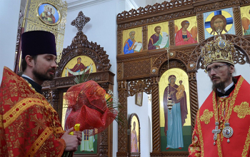 В среду Светлой седмицы духовенство Борисовской епархии совершило Литургию в Воскресенском соборе г.Борисова