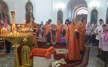 В Борисов прибыла икона и ковчег с частицей мощей святых Петра и Февронии Муромских