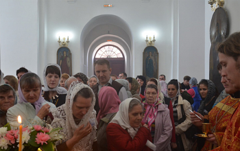 В Борисов прибыла икона и ковчег с частицей мощей святых Петра и Февронии Муромских
