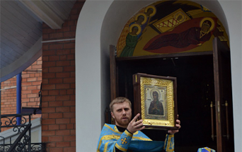 Прощание с иконой Божией Матери «Умягчение злых сердец» («Семистрельная»)