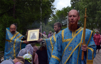 Прощание с иконой Божией Матери «Умягчение злых сердец» («Семистрельная»)