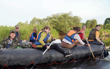 Православная молодёжь Борисовской епархии организовала сплав по Березине