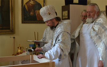 Освящен храм в честь иконы Божией Матери «Всех скорбящих радость» в д.Гора