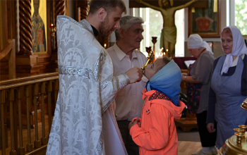 Праздник Преображения в борисовском храме Рождества Христова