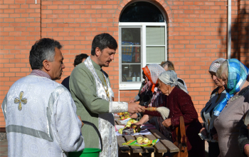 Праздник Преображения в борисовском храме Рождества Христова