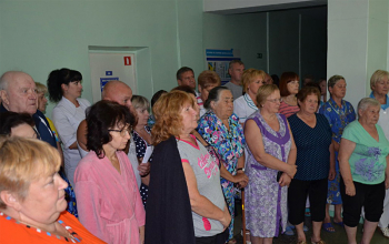 Ковчежец с мощами святого Пантелеимона и священномученика Харлампия доставили в санаторий и больницу