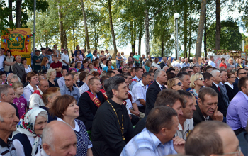 Протоиерей Александр Вербило принял участие в праздновании районых «Дожинок»