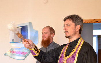 Молебен на начало учебного года и освящение СШ №24