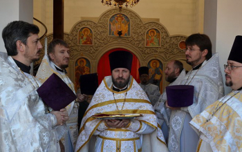 В Борисове освящен храм-часовня в честь Святого Богоявления